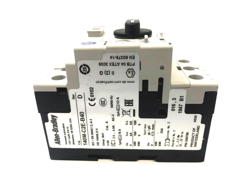 Allen-Bradley Circuit Breaker 140M-C2E-B40 NOS