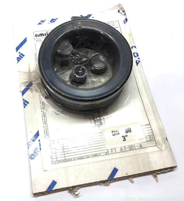 Amri 3"  DN 80 Liner Valve Kit FT A7-001-A NOS