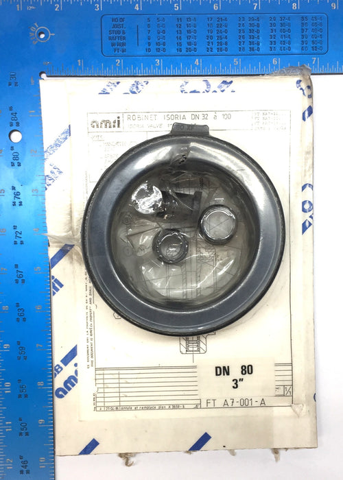 Amri 3"  DN 80 Liner Valve Kit FT A7-001-A NOS