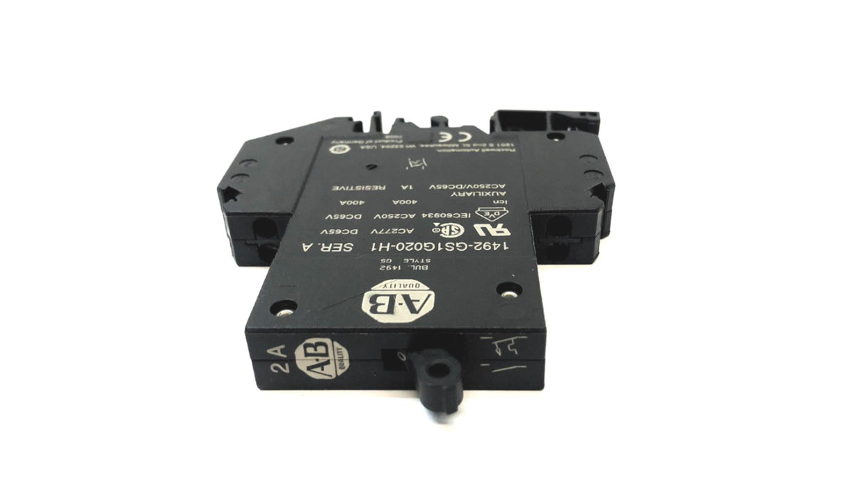 Allen-Bradley 2 AMP Series A Circuit Breaker 1492-GS1G020-H1 NOS
