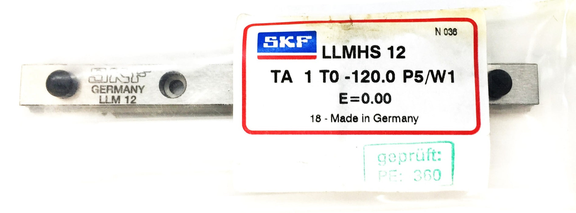 SKF Guide LLMHS12TA1T0120.0P5/W1 NOS