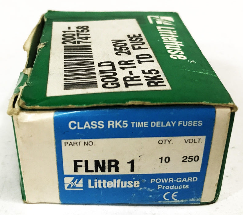 Littelfuse Time Delay Dual Element Fuse FLNR-1 [Lot of 7] NOS