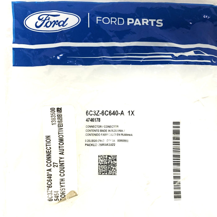 Ford Inlet Tube Connector 6C3Z-6C640-A NOS