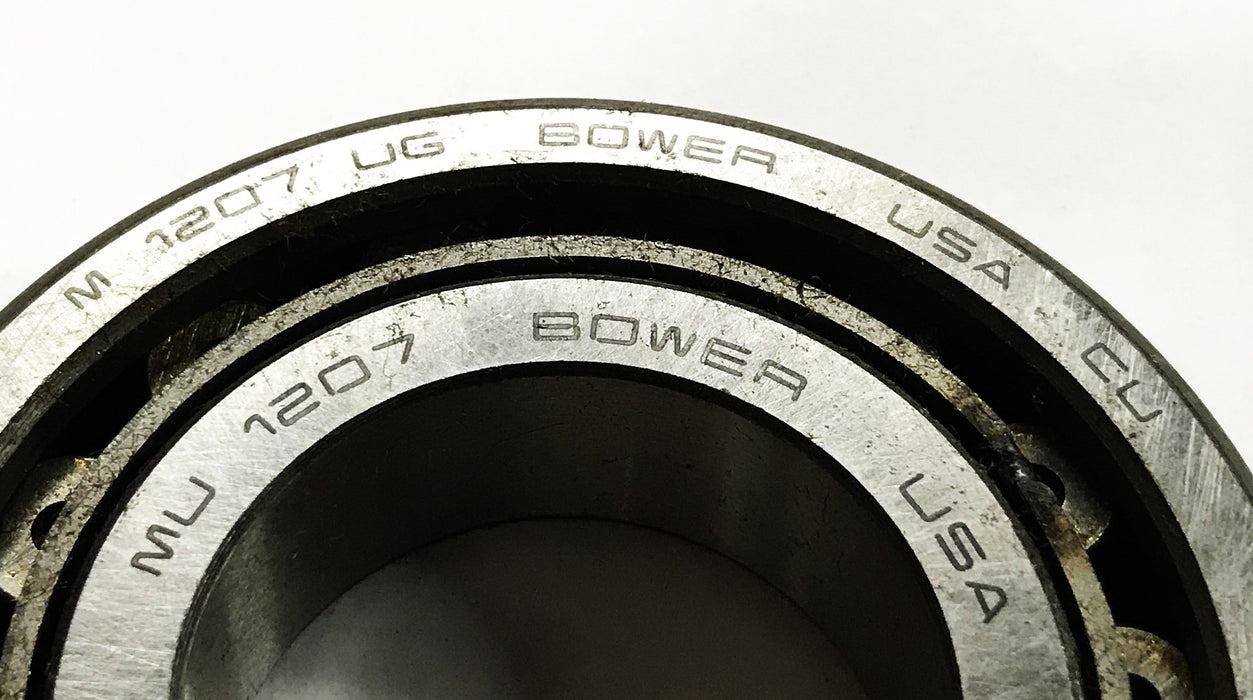 Bower Cylindrical Roller Bearing with Inner Ring M1207UG/MU1207 NOS