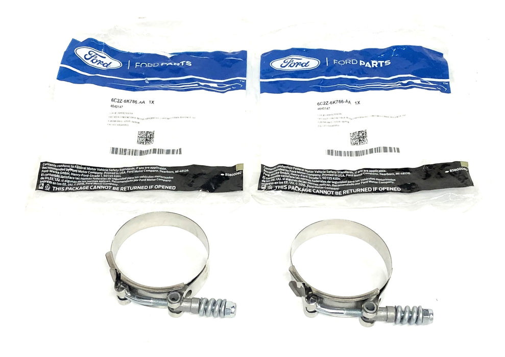 Ford Turbo Inlet Tube Clamp 6C2Z-6K786-AA [Lot of 2] NOS