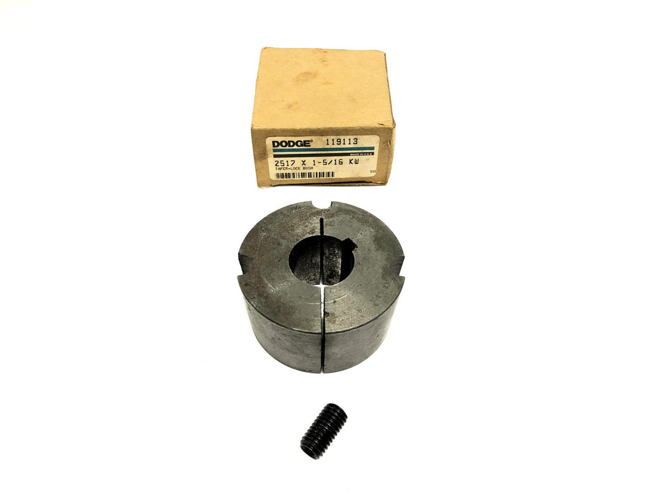 Dodge KW Split Taper Bushing 2517X1-5/16 NOS