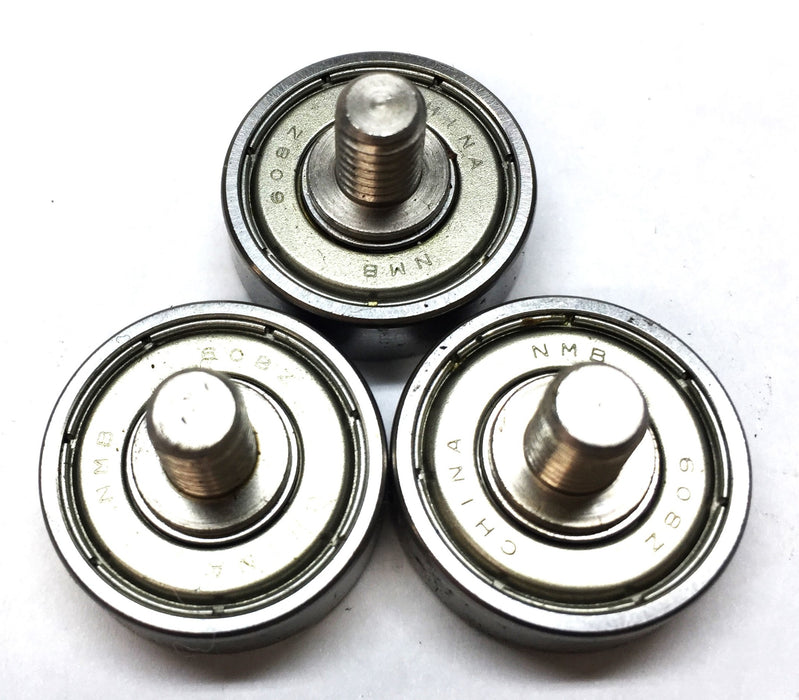 NMB Stainless Steel 7/32" Cam Follower Bearing 608Z [Lot of 3] NOS