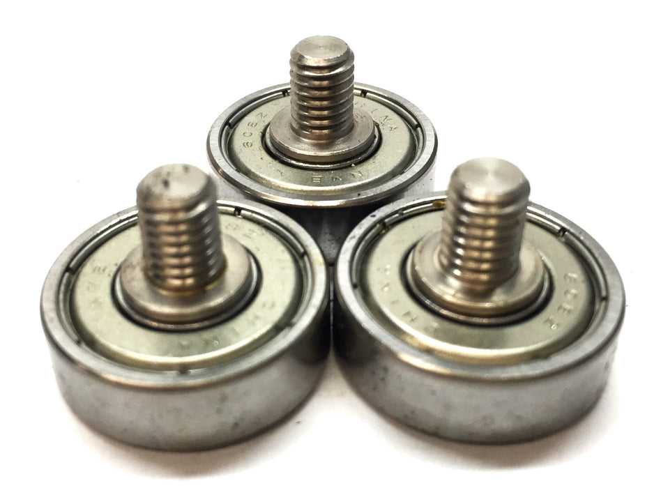 NMB Stainless Steel 7/32" Cam Follower Bearing 608Z [Lot of 3] NOS