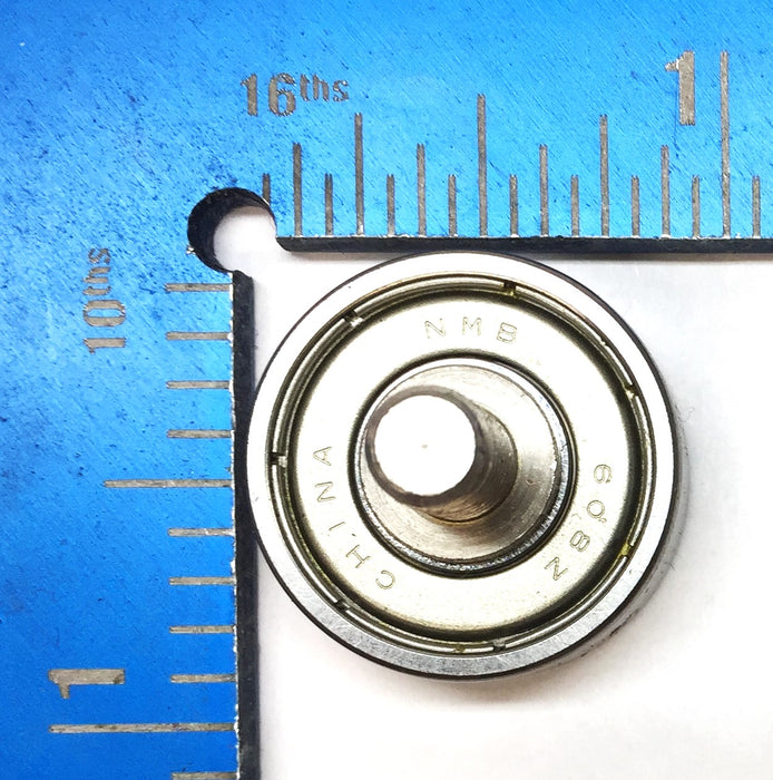 NMB Stainless Steel 7/32" Cam Follower Bearing 608Z [Lot of 4] NOS