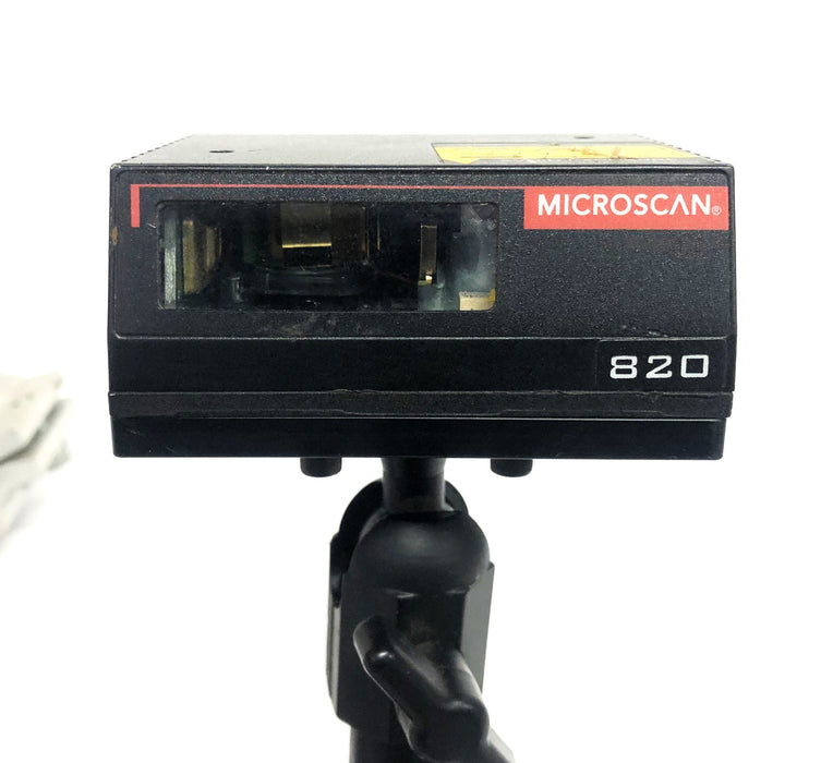 Microscan Mounted 10-28VDC 3 WATTS MAX MS-820 Barcode Scanner FIS-0820-0003 USED