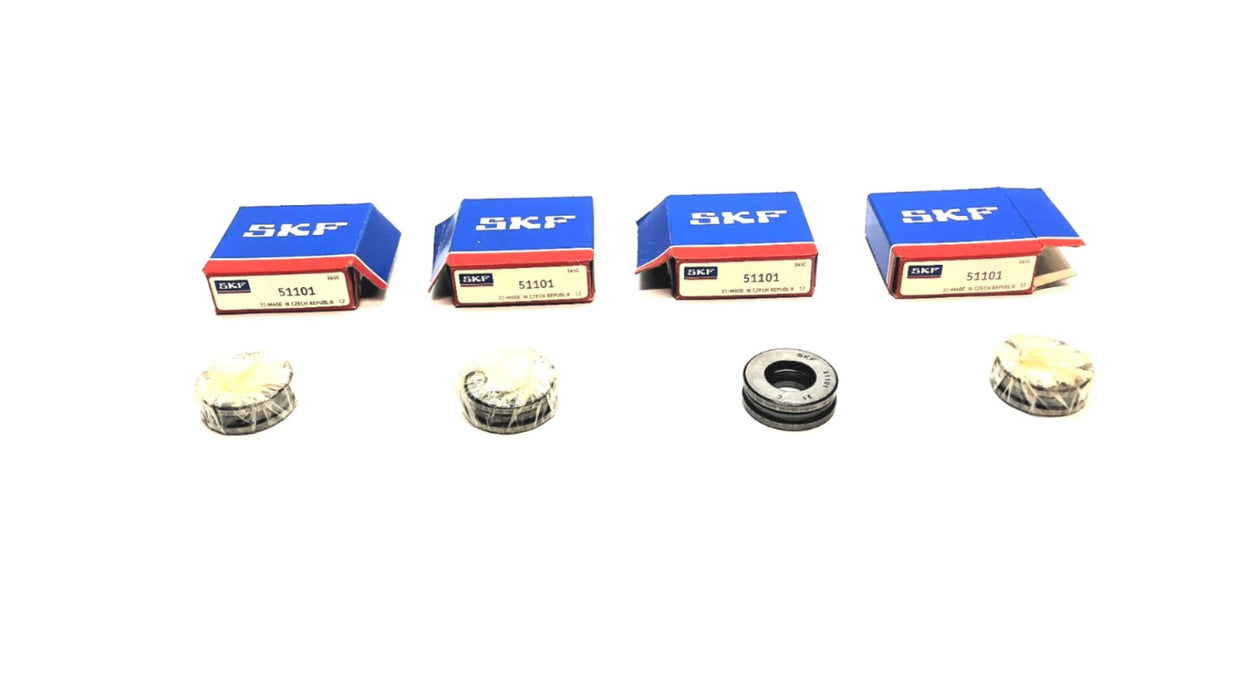 SKF Single Direction Thrust Ball Bearing 51101 [Lot of 4] NOS