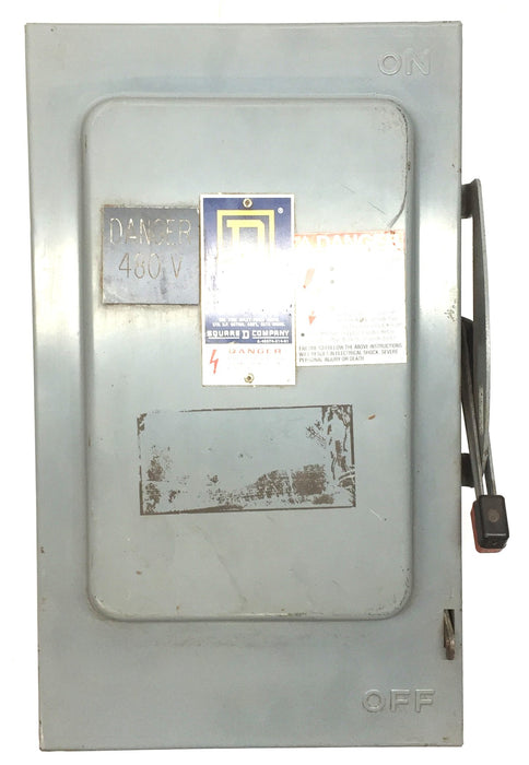 Square D 480V Safety Switch Enclosure A-40274-314-01 USED