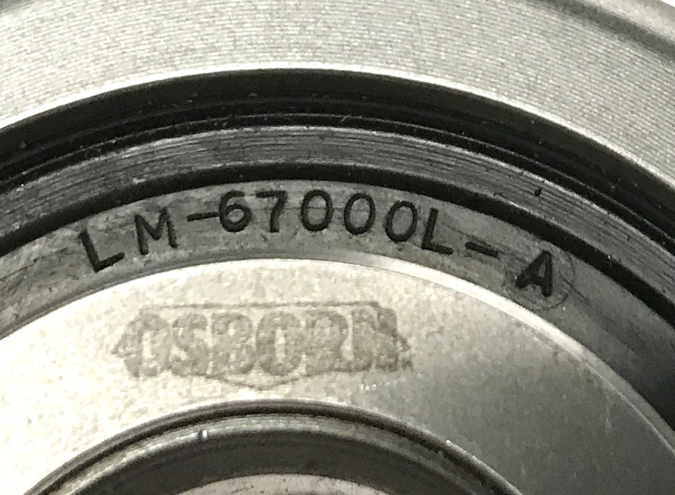 Timken/Osborn Cam Yoke Roller Bearing LM-67000L-A NOS