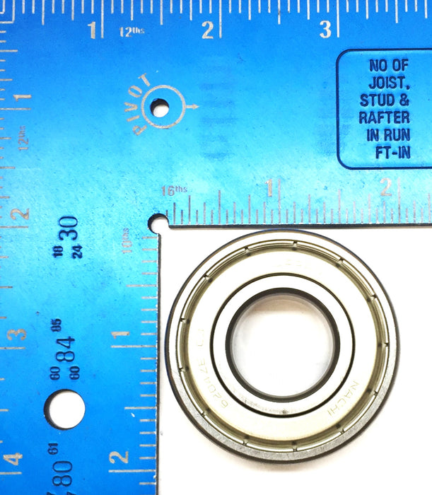 Nachi Single Row Ball Bearing 6204ZEC3 (6204ZZE) [Lot of 2] NOS