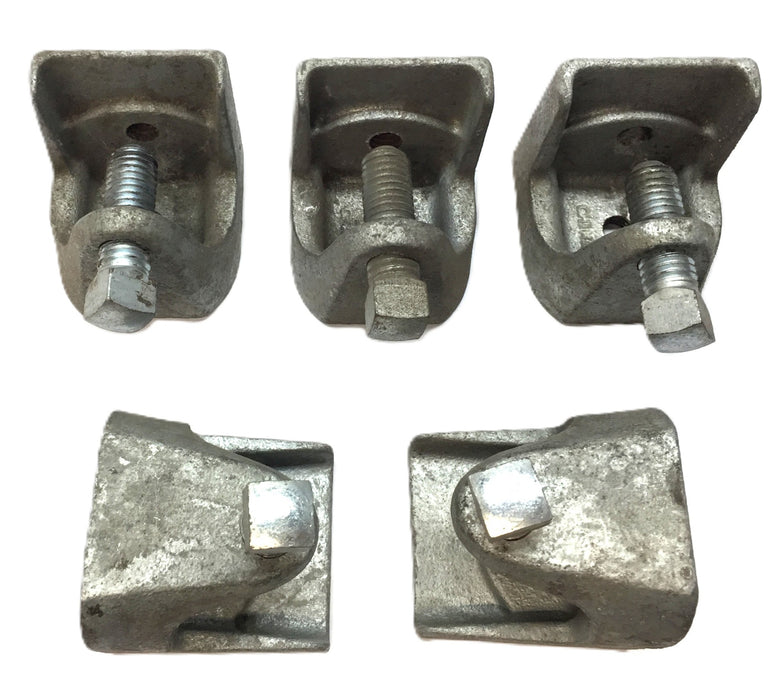 Appleton 3/8-16 Threaded 1-Jaw Clamp Malleable Iron Clamp Pack (5pcs) BH-502 NOS