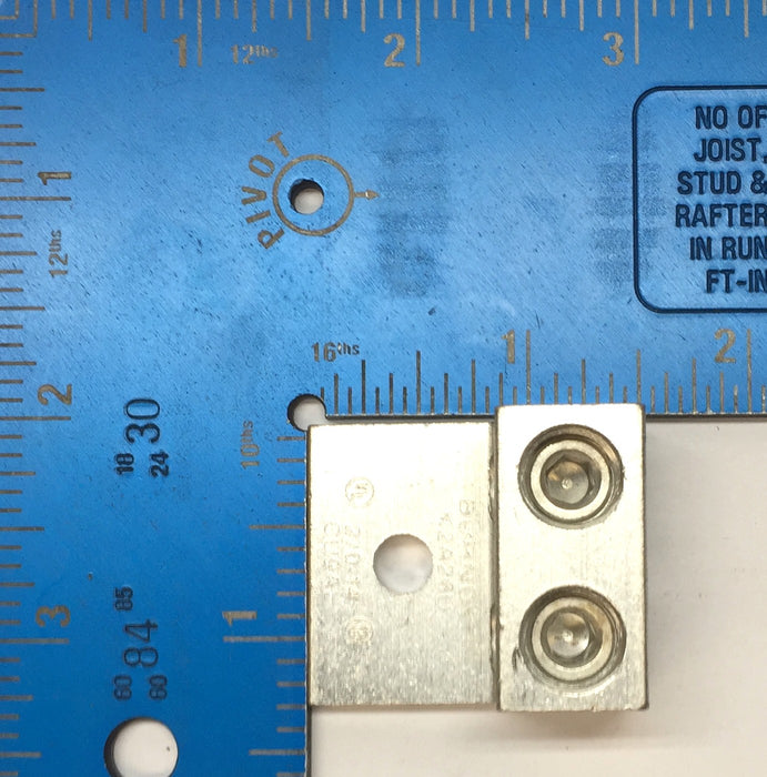 Burndy Two Conductor Aluminum Mechanical Lug 391005 (K2A26U) [Lot of 18] NOS