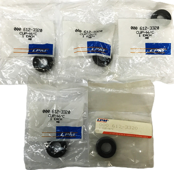 LPM Forklift Wheel Cylinder Replacement Cup 612-3320 [Lot of 5] NOS