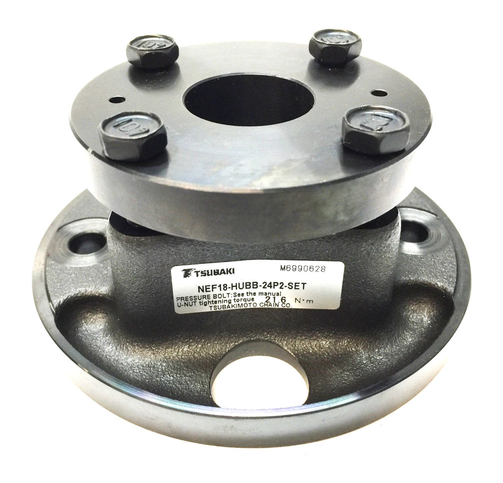 Tsubaki Spacer Type Flex Coupling NEF18-HUBB-24P2-SET NOS