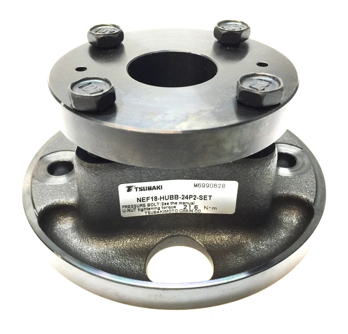 カフネバイエー Tsubaki Spacer Type Flex Coupling NEF18-HUBB-24P2-SET NOS