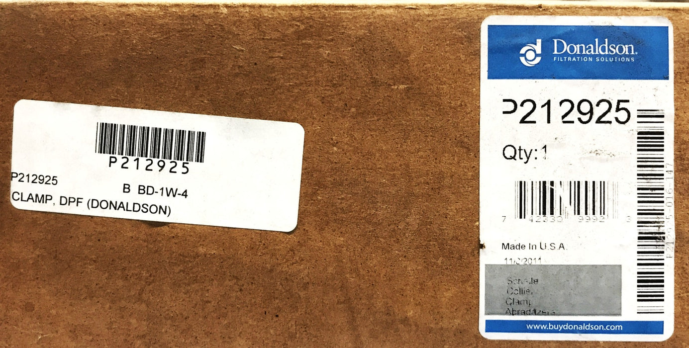 Donaldson V-Clamp P212925 NOS