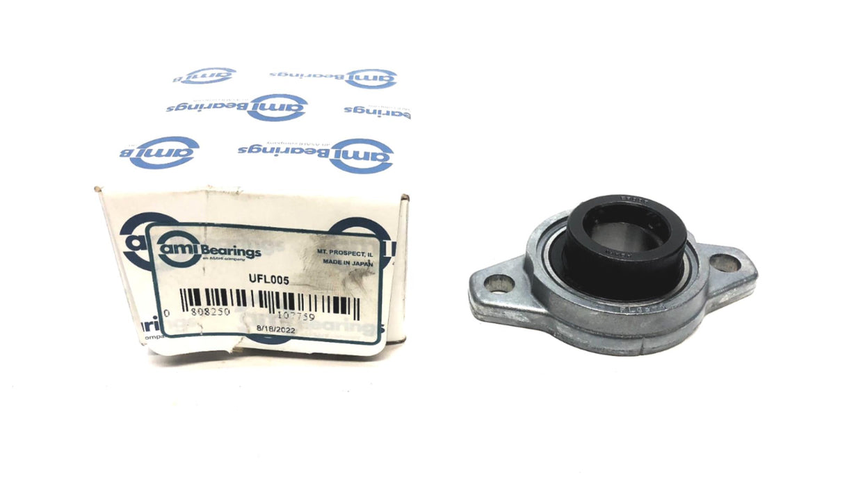 AMI 2-Bolt Flanged Ball Bearing UFL005 NOS