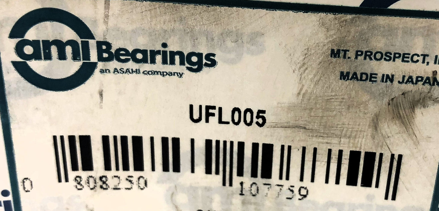 AMI 2-Bolt Flanged Ball Bearing UFL005 NOS