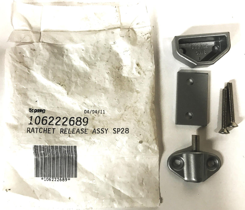 Von Duprin Rachet Release Assembly for CVR Exits Top Latch 106222-689 NOS