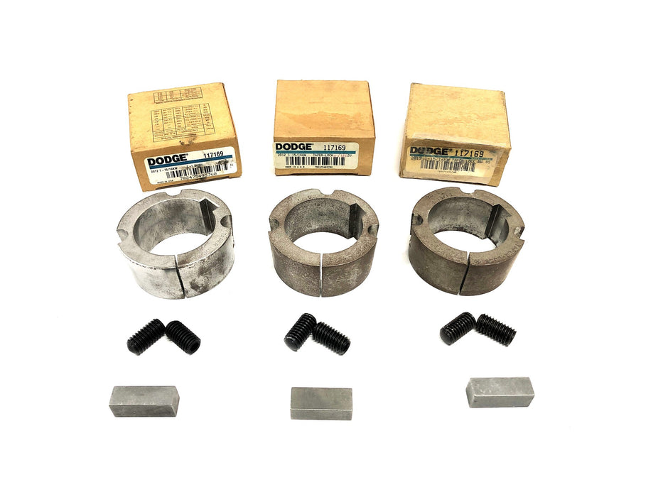Dodge KW Taper-Lock Split Bushing 2012X1-15/16 (117169) [Lot of 3] NOS