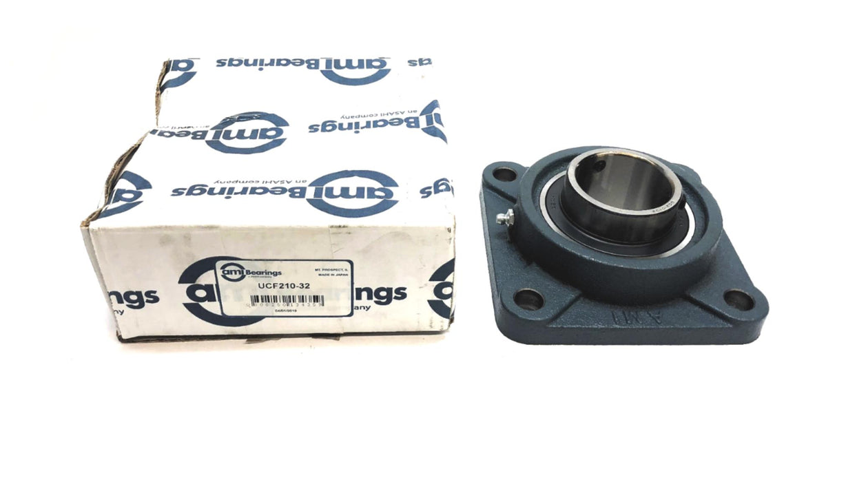 AMI 4-Bolt Flanged Ball Bearing UCF210-32 NOS