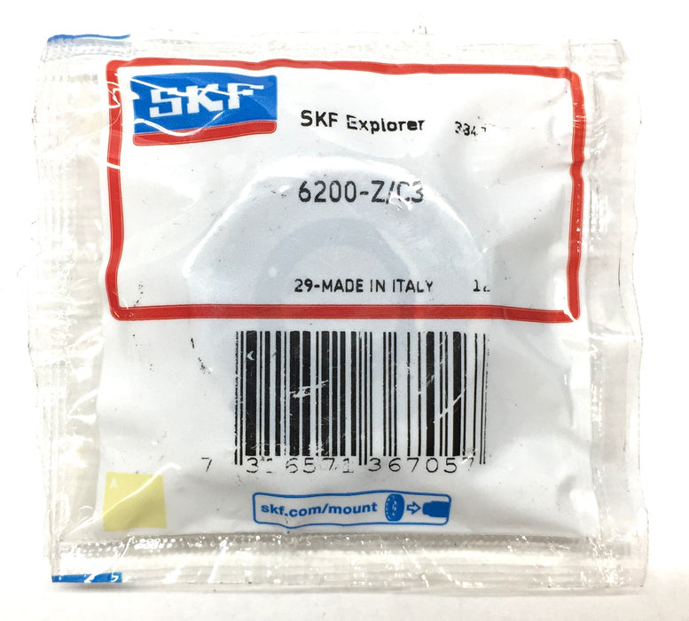 SKF Sealed Roller Bearing 6200ZC3 [Lot of 3] NOS