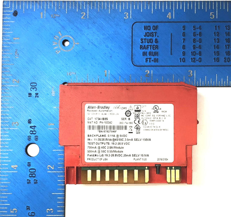 Allen Bradley Safety Input Module 1734-IB8S USED