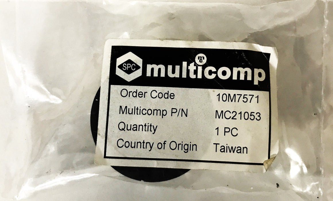 SPC Multicomp Round Shaft Control Knob MC21053 [Lot of 4] NOS