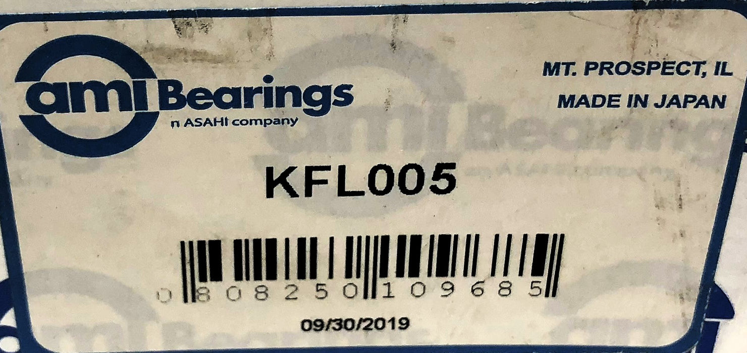 AMI 2-Bolt Flanged Ball Bearing KFL005 [Lot of 2] NOS