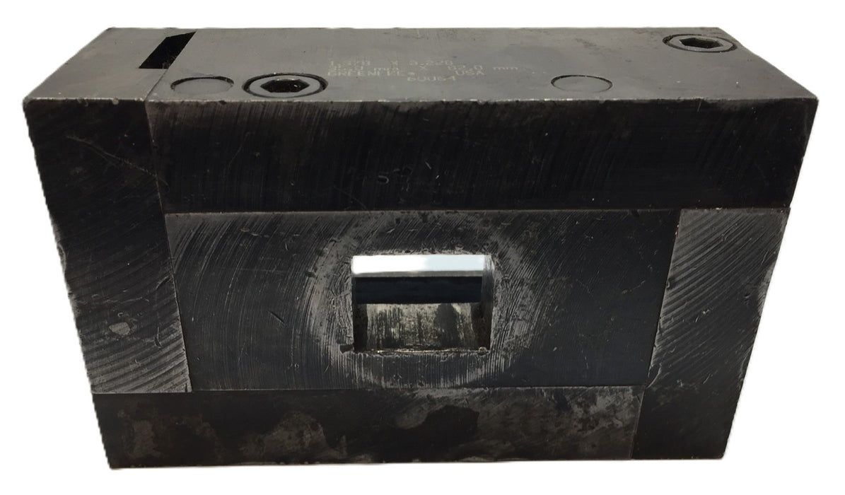 Greenlee 1.378 x 3.228 (35MM x 82MM) Rectangular Die Unit 60064 USED