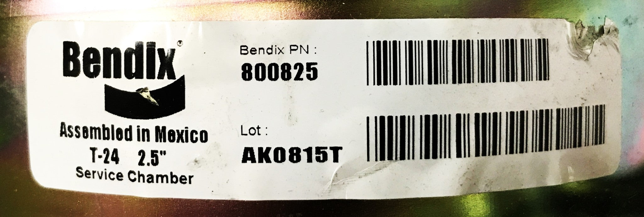 Bendix T-24 Air Brake Service Chamber 800825 NOS