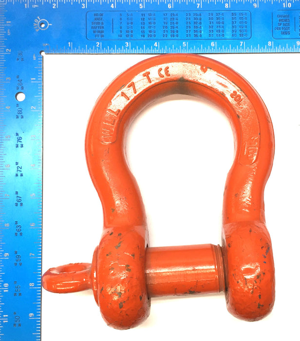 CM 1-3/8" Rigging Lifting Shackle WLL 17T (35mm) NOS