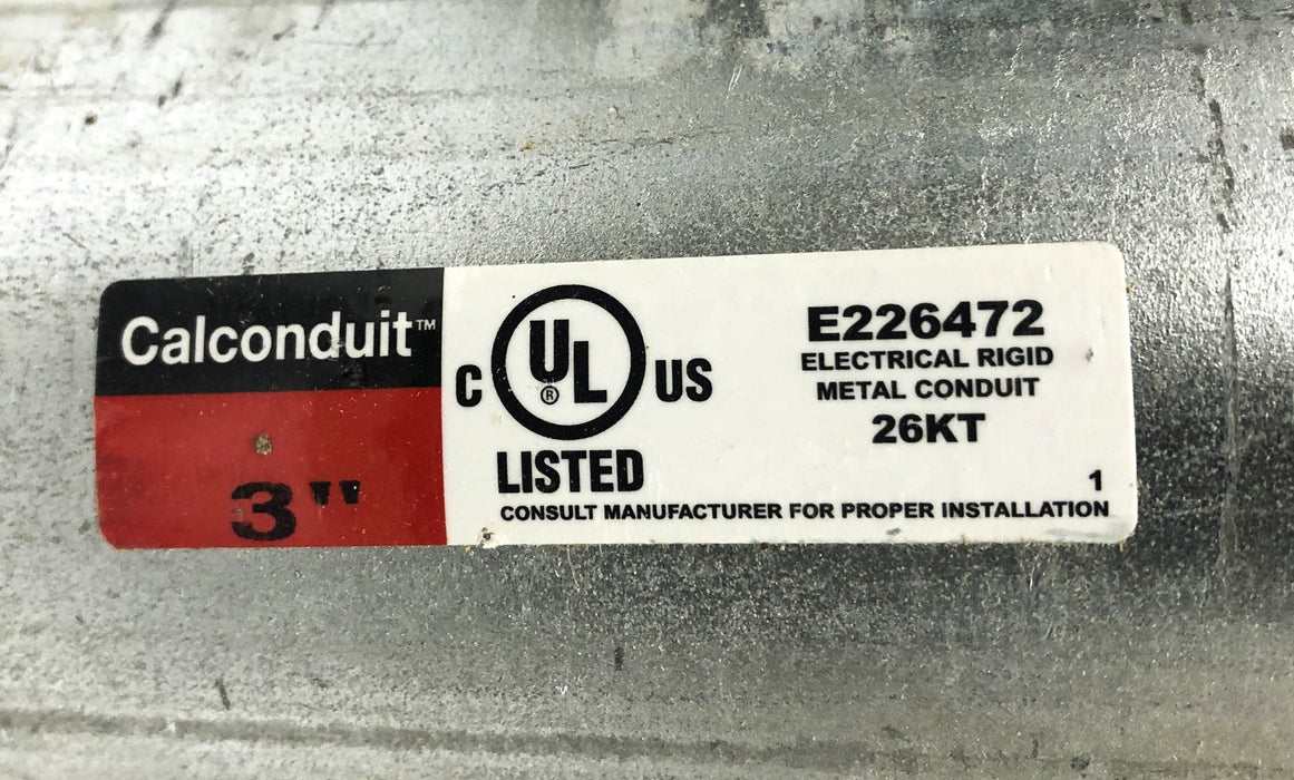 Picoma 3 inch x 12 inch Galvanized Conduit Nipple 5786 NOS