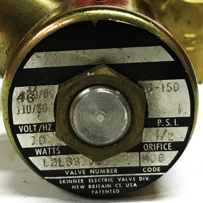 Skinner Solenoid Valve L2LB3150 NOS