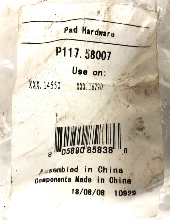 Unbranded Brake Pad Hardware P117.58007 NOS