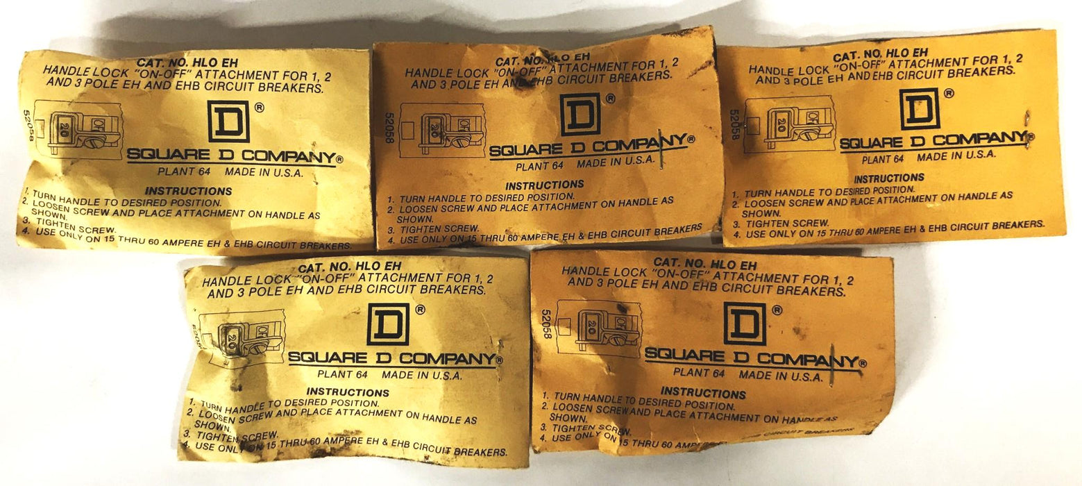 Square D Handle Lock Assembly 52058 [Lot of 5] NOS