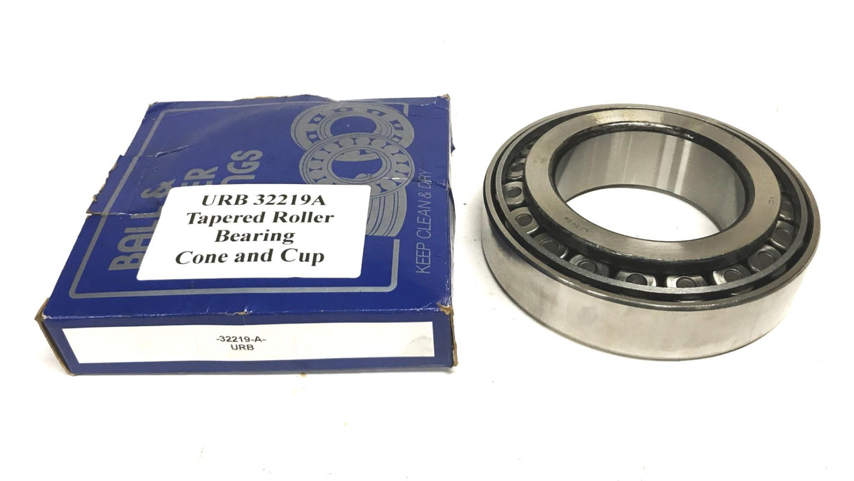 URB Tapered Roller Bearing Cone and Cup 32219A NOS
