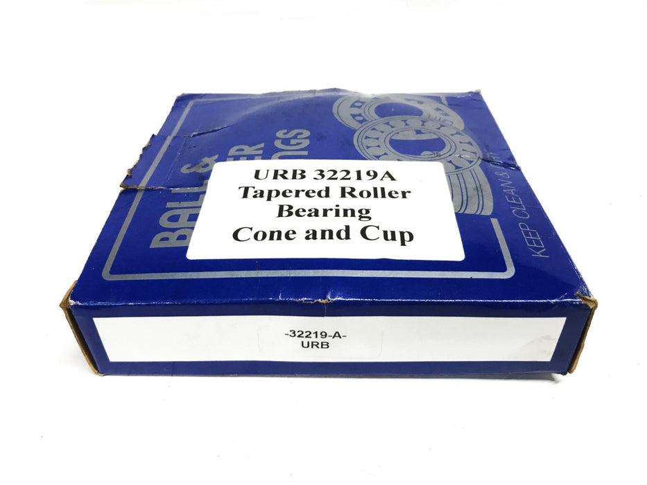URB Tapered Roller Bearing Cone and Cup 32219A NOS