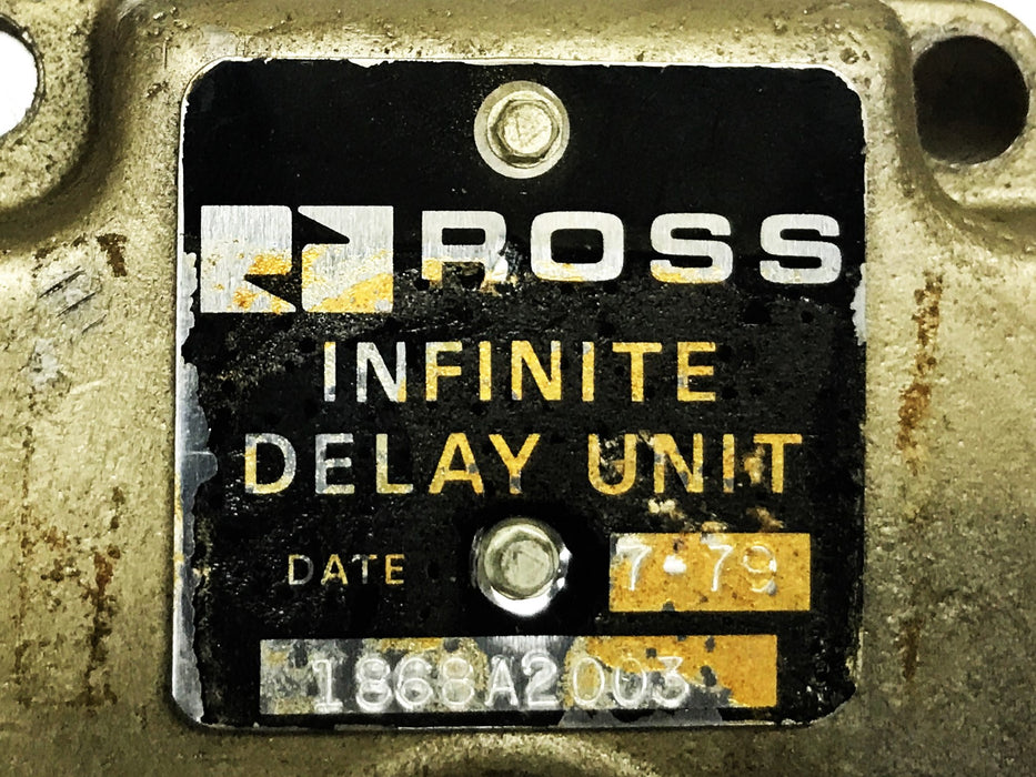 Ross Controls Infinite Delay Unit 1868A2003 USED