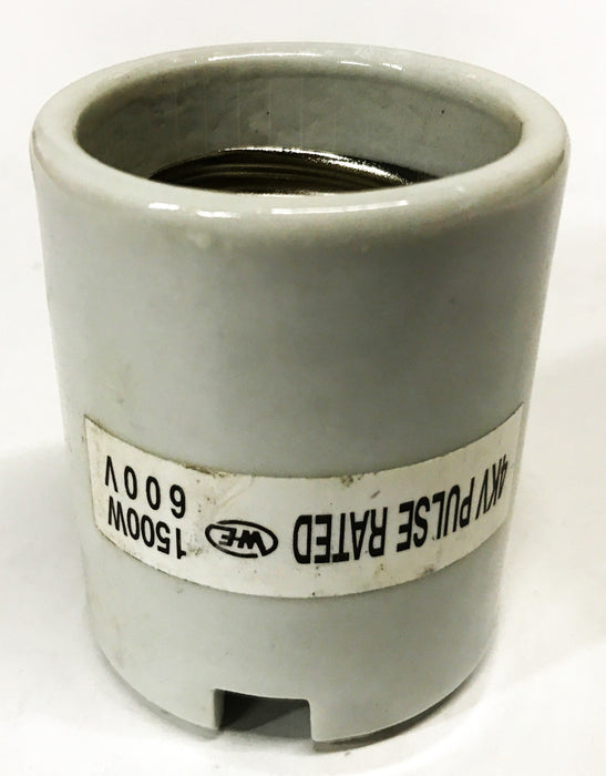 Unbranded 600V 1500W Light Bulb Socket Fixture [Lot of 3] NOS