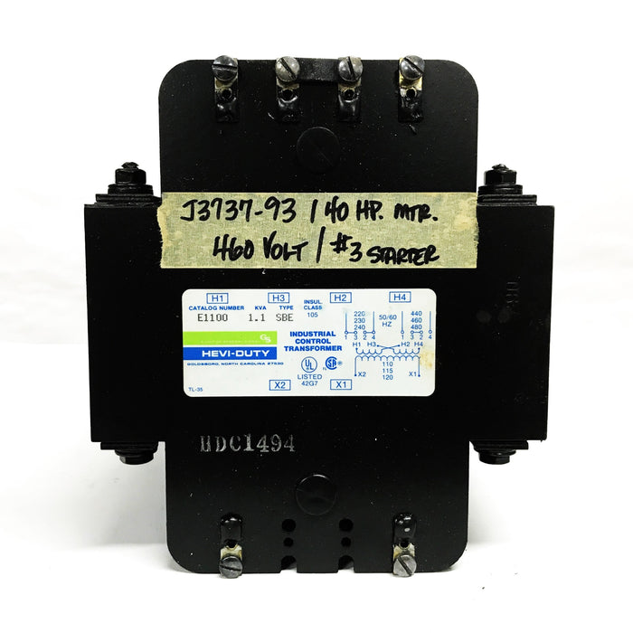 Dongan Industrial Control Transformer 50-2000-053 NOS
