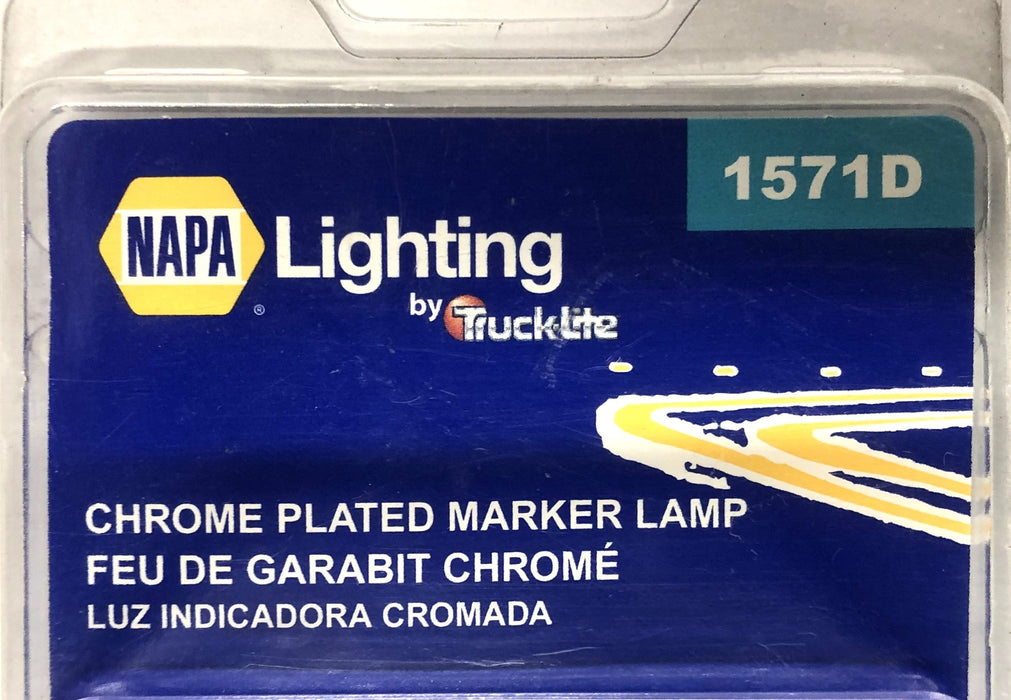 NAPA TruckLite Chrome Plated Marker Lamp 1571D NOS