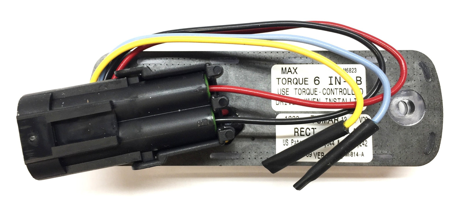 Tomar Amber Single Color LED Indicator Light RECT-13LS NOS