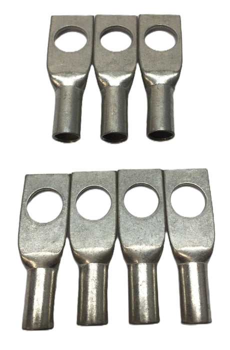 Ferrules Direct 2 STR Cu Brown 2-1/2 1-Hole Short Barrel Cable Lug [Lot of 7]NOS