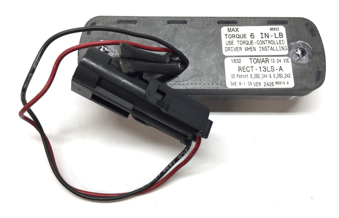 Tomar Amber Single Color LED Indicator Light RECT-13LS USED
