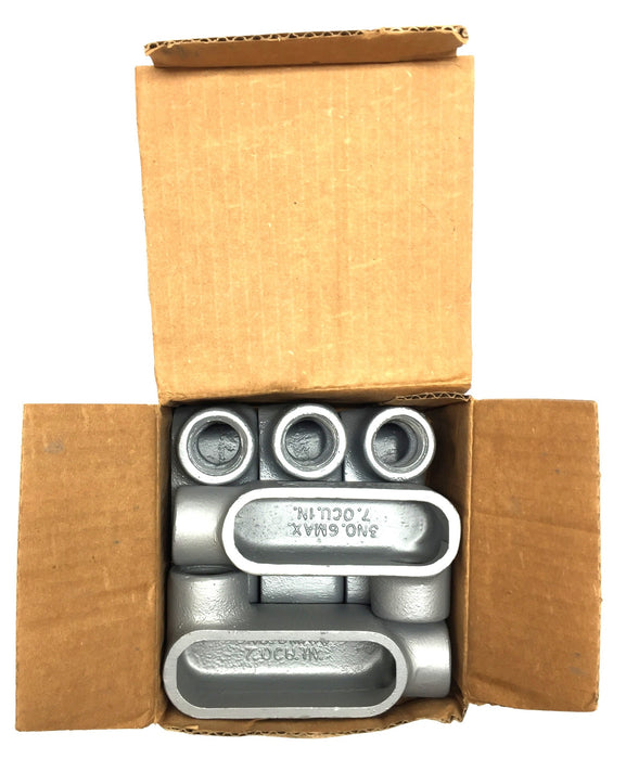 Appleton Electric 3/4" Aluminum FM7 Conduit Body LL27SA [Lot of 5] NOS